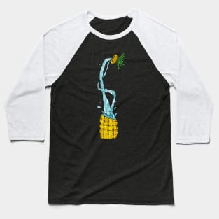 Exploding Pineapple Baseball T-Shirt